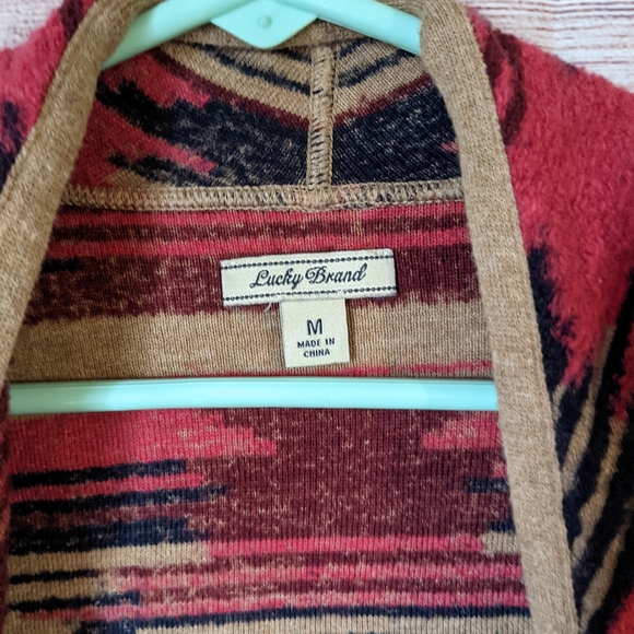 Lucky Brand Aztech cardigan - Picture 7 of 7